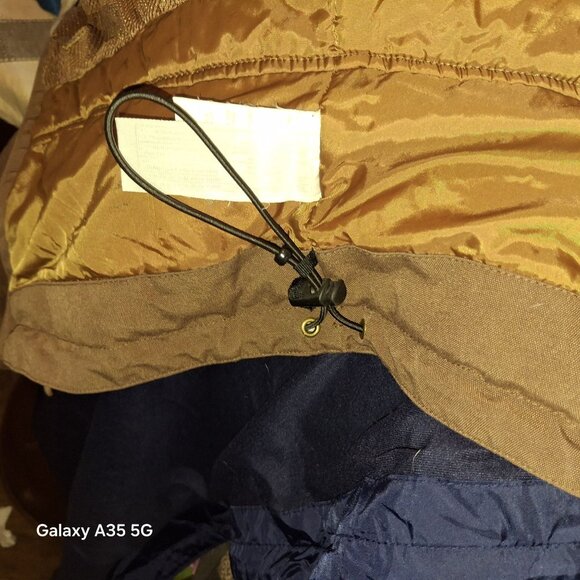 Obermeyer Juniors 14 Brown Insulated Nylon Ski Jacket W/ Hood & Zipper Pockets - Picture 8 of 11